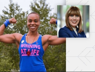 Former college sprinter let her weight, BP and cholesterol soar. Then she did something about it.